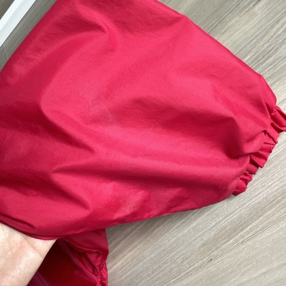 Vintage Walt Disney World Red Mickey Mouse Embroidered Hooded Jacket Medium - Picture 15 of 16